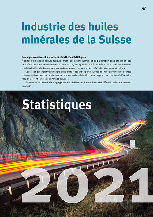 Jahresbericht 2021 fr Statistiques